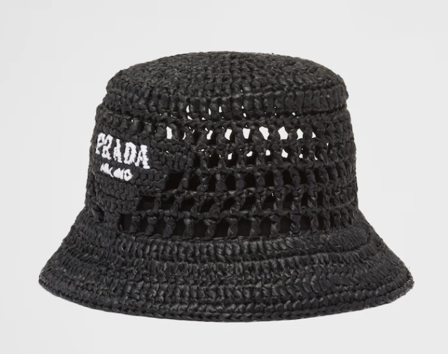 prada酒椰纤维渔夫帽重释复古沙滩配饰,辨别高仿的方法-奢侈品百科网