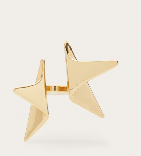 菲拉格慕Ferragamo新款半颗星辰戒指图片及价格-奢侈品百科网